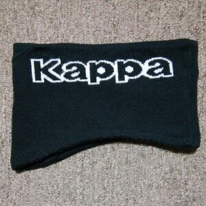 ★【古着】kappa(カッパ)　ネックウォーマー　黒