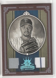 【1of1 ダブルメモラ】2005 Donruss DIAMOND KINGS #131 JOHAN SANTANA 1/1