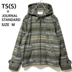 TS(S)ティーエスエス　ジャーナル別注ボーダー柄ブルゾン　パーカージャケット