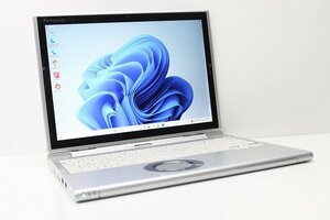 1円スタート ノートパソコン 2in1PC Windows11 WPS office搭載 Panasonic レッツノート CF-XZ6 SSD256GB メモリ8GB 第7世代 Core i5