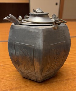 中国 酒器 六角 ちろり 酒燗器 アンティーク レトロ 急須 茶器 保管品 骨董