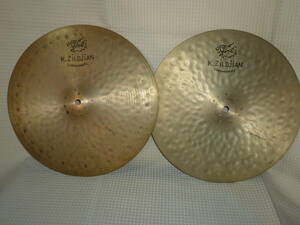 Zildjian K CONSTANTINOPLE HIHAT 14インチ 初期型 TOP/BOTTOMセット コンスタンチノープル