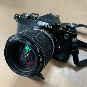 ニコン Nikon FE Zoom-36-72mm 1:3.5 一眼レフ フィルムカメラ ブラックボディ レンズ 