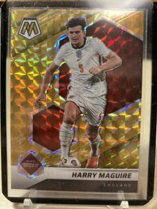 【10枚限定、Gold ゴールドモザイク】2021-22 Panini Mosaic FIFA Road to World Cup - Harry Maguire ハリー・マグワイア /10