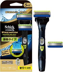 Schick(シック) シック Schick 5枚刃 ハイドロ5 プレミアム パワーセレクト ホルダー 替刃1コ + 交換 替刃1