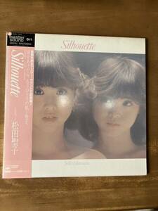 中古LP松田聖子/Silhouette マスターサウンド盤　帯&解説書付き