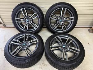 【ガリ傷無し/保管良好】MAK LUFT FF 225/50R18 BMW X1(F48F49) X2(F39) MINI(F60)-MICHELIN スタッドレス付