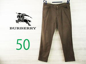 BURBERRY●バーバリー＜リネン混パンツ＞●MP2215y