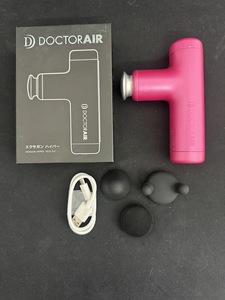 ■中古品 DOCTOR AIR ドクターエアー エクサガン ハイパー REG-04 マッサージ ドリームファクトリー ピンク