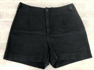 A.P.C. アーペーセー ハイウエスト ショートパンツ 小さいサイズ ブラック SIZE:34 LU632022032509