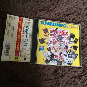 廃盤 RAMONES/RAMONES MANIA ラモーンズ 帯付 貴重盤 CD ベストアルバム