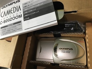 ■□ 美品 デジタルカメラ OLYMPUS オリンパス CAMEDIA カメディア C-920ZOOM 動作確認済み 小難あり(小傷）説明書付き □■ デジカメ 