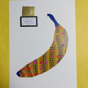 DEATH NYC 世界限定100枚 アートポスター　Andy　Warhol　アンディ　ウォーホル　BANANA　バナナ　LOUISVUITTON ルイヴィトン 現代アート　