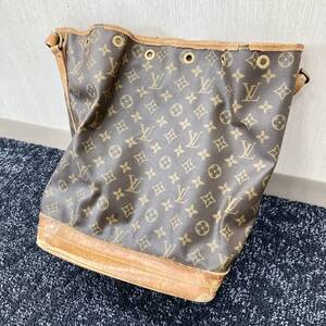 難あり / LOUIS VUITTON ルイヴィトン M42224 モノグラム ノエ ショルダー バッグ 巾着型