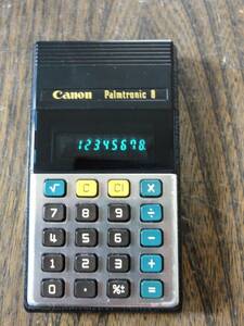 【レトロ】CANON キヤノン 蛍光表示管電卓 Palmtronic8 LD-84 