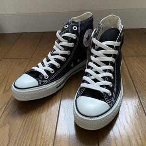 未使用 コンバース オールスターハイ キャンバス ブラック 25.0cm CONVERSE ALLSTAR HI