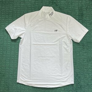 送料無料 Master Bunny Edition MBE ゴルフTシャツ ハイネック 冷感 速乾 フィット 半袖 サイズ選択可能 S-3XL 　TT497