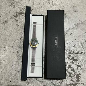 ほぼ未使用 TIMEX Q タイメックスキュー ダイバーズウォッチ TW 2U61100 ZT 併8901