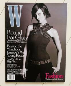 W 2001年7月号/Christy turlington 洋雑誌 