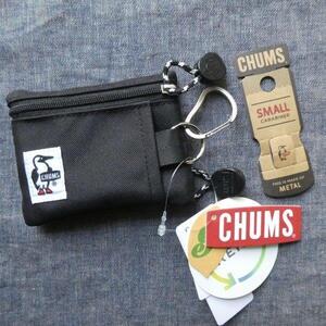 2点セット CHUMS マルチ Wallet カラビナ S シルバー 未使用 CH60-3574 CH61-0121