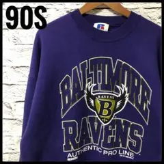 ラッセル スウェット NFL ボルティモア・レイブンズ アメリカ製 90s