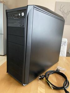 ◇自作パソコンミドルタワー型PCケース DVDドライバー付き　動作確認済み