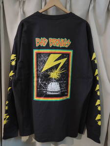 SILAS サイラス SILAS×BAD BRAINS L/S TEE ブラック XLサイズ 最新人気商品 公式HP ZOZOTOWN 完売 2024 秋冬最新