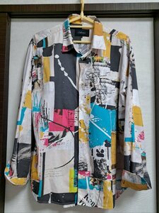 コレクティブ　(メンズビギ)　長袖柄シャツ　size .M