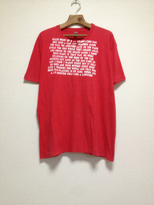 [即決古着]STANDARD AMERICAN/Tシャツ/半袖/赤×白/レッド×ホワイト/XL