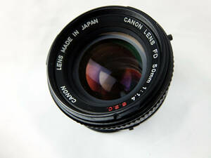 Canon FD50mm F1.4 S.S.C. * キヤノン 単焦点レンズ 