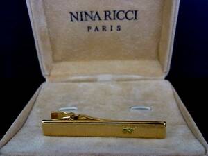 ◎№4588◎■美品■ニナリッチ【NINA RICCI】【ゴールド】■ネクタイピン♪