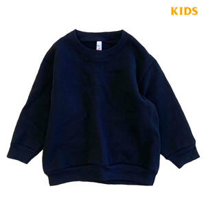 LOS ANGELES APPAREL ロサンゼルスアパレル　14oz クルーネックスウェット ブラック サイズ 4T　CREW 子供用 キッズ MADE IN USA トドラー