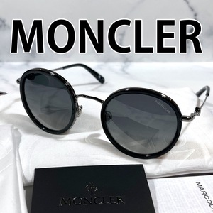 ★1円スタート★ 正規品 モンクレール MONCLER ML0195 05D ブラック サングラス メガネ 眼鏡 モンクレ アイウェア