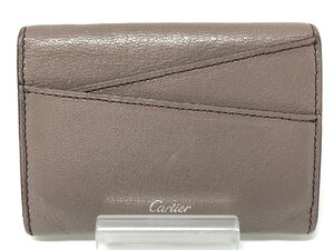 ◆Cartier カルティエ カードケース レザー 中古◆14488★