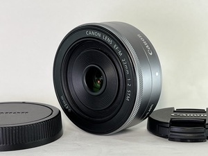 ★極上美品★ キヤノン CANON EF-M 22mm F2 STM 単焦点レンズ　#1006-13