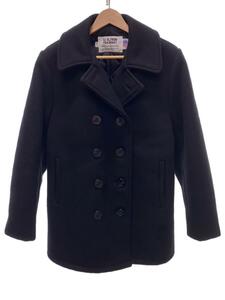 Schott◆ピーコート/36/-/BLK/U.S 740N PEA JACKET