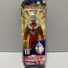 ウルトラヒーローシリーズ16ウルトラマンティガ 【パワータイプNEW】　ソフビ