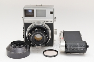 MAMIYA SUPER 23 MAMIYA-SEKOR 1:3.5 f=100mm w/6x7 holder,hood,filter