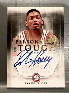 最高級直書/30 Auto Upper Deck Exquisite Robert Horry ロバート・オーリー NBA サイン バスケ Panini 7回優勝 Spurs スパーズ Clutch