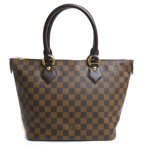 LOUIS VUITTON ルイ・ヴィトン サレヤPM トートバッグ ダミエ ブラウン N51183 レディース 中古