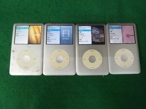 ユ■IP584　♪Apple iPod classic 80GB 4台セット Model No:A1238 ジャンク