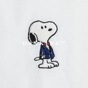 ブルックスブラザーズ Brooks Brothers ピーナッツ PEANUTS コラボ スヌーピー オックスフォード ポロカラー B.D. ボタンダウンシャツ 白 S