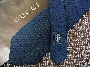 ☆状態並N☆6209■グッチ【GUCCI】 総ＧＧロゴ柄 ネクタイ