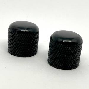 ブラスドーム　ノブ　Brass Dome Knob ブラック　Black 2個セット　No.2