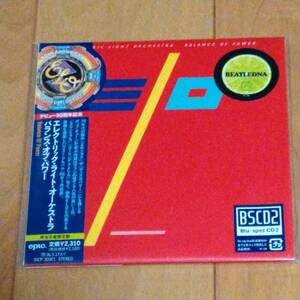 紙ジャケ　　　BSCD2　　　ELO　　　　/　 　 　BALANCE　OF　POWER　　　　紙ジャケット　　国内盤　　　