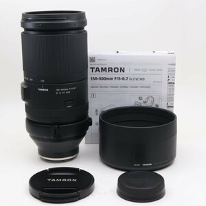 タムロン 150-500mm F/5-6.7 Di III VC VXD ソニーEマウント用 (Model A057)