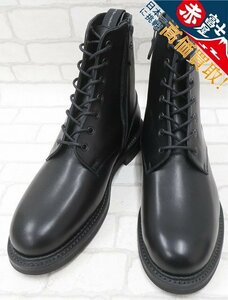 2S9074-2/未使用品 foot the coacher ZIP UP PLAIN(VIBRAM DRESS TYPE SOLE) フットザコーチャー ジップアッププレーンブーツ 7.5