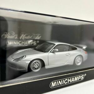 MINICHAMPS 1/43 PORSCHE 911 GT3 Street Car Silver ミニチャンプス ポルシェ ストリートカー シルバー 996 ミニカー モデルカー