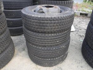 送料無料●鉄ホイール 6H- 4本 23年 9分山 165/80R13LT 94/93N ヨコハマ 13インチ●34400