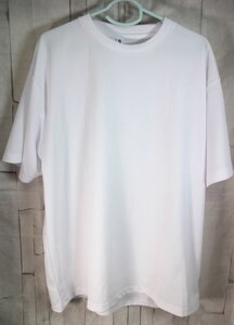 16 00008 ☆ glimmer グリマー 半袖 ドライTシャツ クルーネック ホワイト 4L 300-ACT メンズ【アウトレット品】